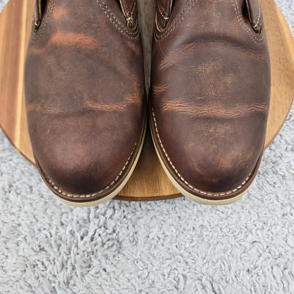 Red Wing Mens 14D Style 3137 Heritage Brown Leather Amekaji Work Chukka Boot USA
